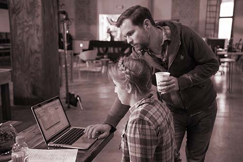 Behind the scenes on a Mojave Pictures production